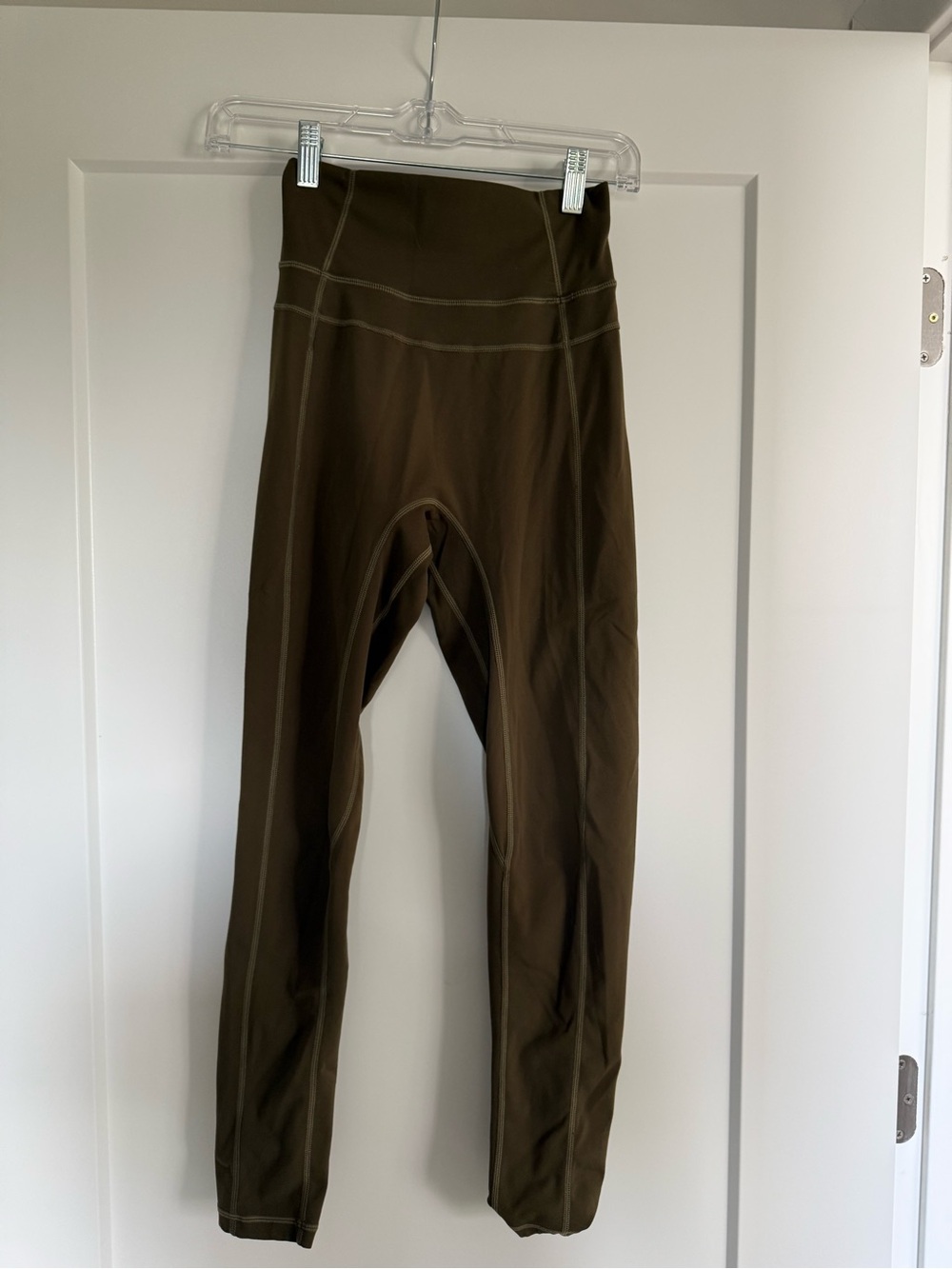 P'tula Olive High-Waist Active Leggings